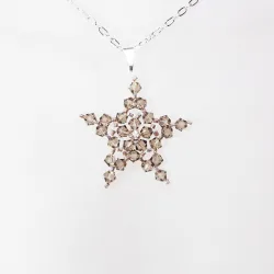 Pendant 40cm - Norma-Silver Chain - Pendant 40cm - Laiton argenté